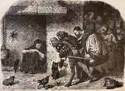 Oeuvres de François RABELAIS contenant la vie de Gargantua et celle de Pantagruel.  par RABELAIS (François).   DORE (Gustave).  - Image 5