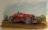 "Grand prix de France 1934".. ALFA ROMEO - AUTOMOBILES.