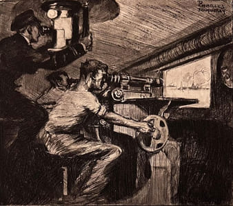 Conduite du tir de l'Artillerie Navale.