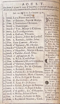 Almanach royal pour l'an bissextil Mil sept cents quatre exactement calculé sur le Méridien de Paris.