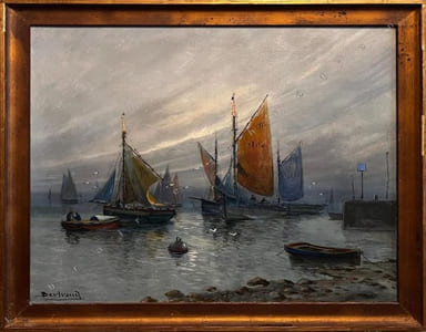 "Pêcheurs au port".