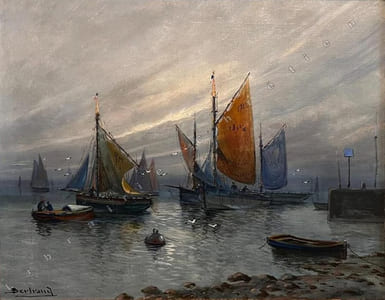 "Pêcheurs au port".