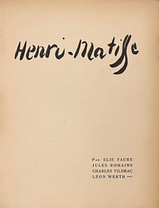 Henri Matisse.