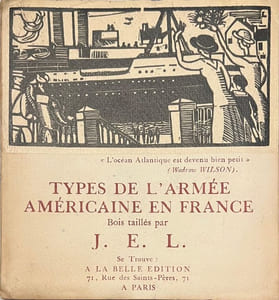 Types de l'armée américaine en France.