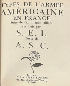 Types de l'armée américaine en France.