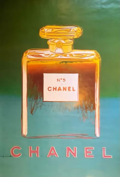 "Chanel N° 5".. CHANEL - PARFUMERIE. WARHOL (Andy).