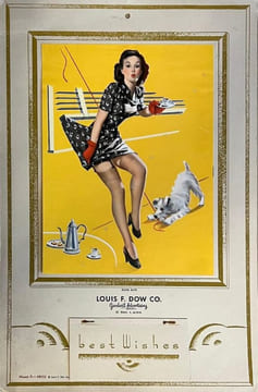 Blind date et Outside Chance.. PIN-UP - GOODWILL ADVERTISING. LESLIE BUELL (Alfred).