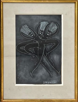"Trio de diablotines"..  AGHION (Janine).