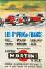 "Trophée Martini "Vitesse" : Les Grands Prix de France : Pau - Reims - Rouen - Montlhéry - Le Mans - Albi".. MARTINI. 