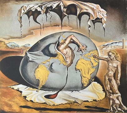 "Enfant géopolitique observant la naissance de l'Homme".. DALI (Salvador).