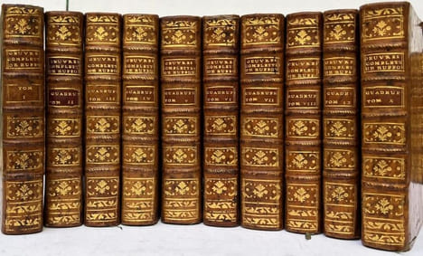 Oeuvres complètes de Monsieur le Comte de Buffon, Intendant du Jardin du Roi, de l'Académie Françoise, de celle des Sciences, etc.. BUFFON (Comte de, ...