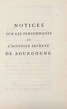Histoire secrète de Bourgogne.. CAUMONT LA FORCE (Charlotte-Rose, de).