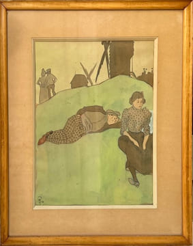 "Le Moulin de la Galette".. ROUBILLE (Auguste).