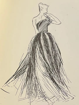 A New French Style. Huit modèles de Pierre Balmain. Sa nouvelle collection commentée par Alice B. Tolkas. . BALMAIN (Pierre). GRUAU (René).