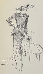 A New French Style. Huit modèles de Pierre Balmain. Sa nouvelle collection commentée par Alice B. Tolkas.