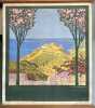 "La Côte d'Azur, Èze et le Cap Ferrat".. CHEMINS DE FER PARIS LYON MÉDITERRANÉE. DORIVAL (Géo).