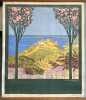 "La Côte d'Azur, Èze et le Cap Ferrat".. CHEMINS DE FER PARIS LYON MÉDITERRANÉE. DORIVAL (Géo).