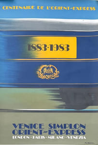 Venice Simplon Orient Express - London-Paris-Venice. 1883-1983.