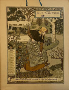 Les Mois. Calendrier La belle Jardinière 1896.