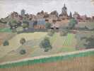 "Vue de Vézelay et ses vignes"..  SALCEDO (Maggie).