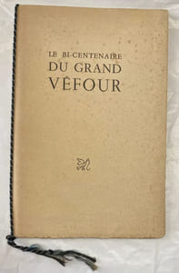 Le bi-centenaire du Grand Véfour.