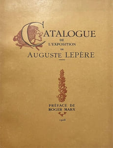 Catalogue des travaux exposés par Auguste Lepère au Salon de la Société Nationale des Beaux-Arts.