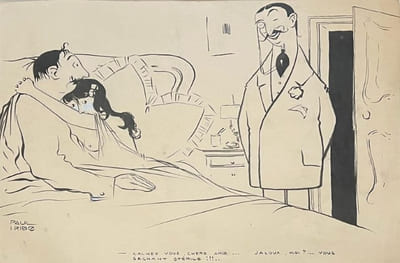 "Calmez-vous, chère amie ...".