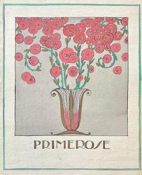 "Divertissement floral: Primerose".. SAUVAGE (Sylvain, Félix ROY dit,)-GRAPPE (Charlotte).