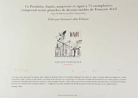 Voiles pudiques.. AVRIL (François).