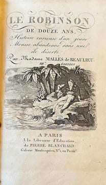 Le Robinson de douze ans. . MALLES de BEAULIEU (Madame).