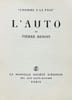 L'Auto. . BENOIT (Pierre).  MERCIER (Jean-Adrien). 