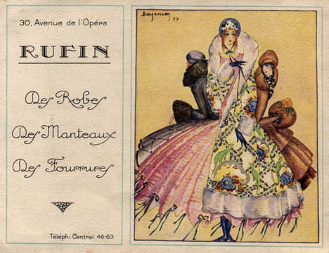 Des robes, des manteaux, des fourrures. . BARJANSKY. [RUFIN].  Barjansky 