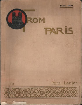 From Paris. . FROM PARIS. LAURENS (Jean-Paul), PRÉVOST (Marcel), RÉGNIER (Henri de). HELLEU (Paul).