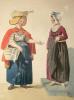 Tableaux des habillemens, moeurs et coutumes dans les provinces septentrionales du royaume des Pays-Bas, au commencement du dix-neuvième siècle. . ...