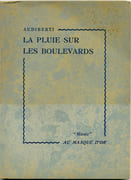 La Pluie sur les Boulevards.  par AUDIBERTI (Jacques).   - Image 3