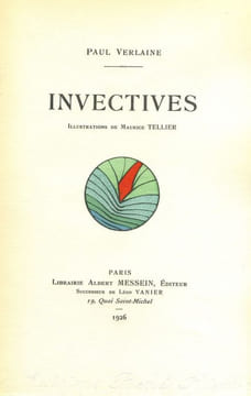 Poésies. . VERLAINE (Paul). GUIGNEBAULT (Paul), PICART LE DOUX (Charles), BARTE (A.), NICK (Gaston), TELLIER (M.).