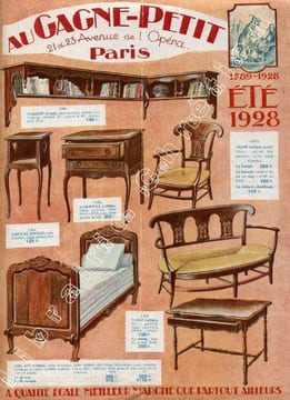 Eté 1928. A qualité égale, meilleur marché que partout ailleurs. . AU GAGNE PETIT.