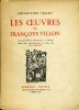 Les Oeuvres de Françoys VILLON. . VILLON (François). 