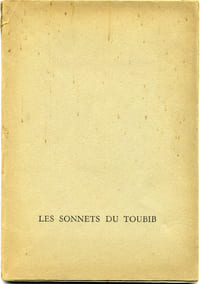 Les Sonnets du Toubib. 