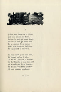 Romance de la Dame interdite. Par un trouvère du XXè siècle qui tait son nom. 