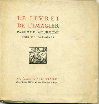 Le Livret de l'imagier. . GOURMONT (Rémy de). DARAGNES (Jean-Gabriel).