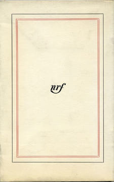 Ruisseau des solitudes, suivi de "Jacinthes" et de "Chapeaugaga". . PIEYRE DE MANDIARGUES (André).