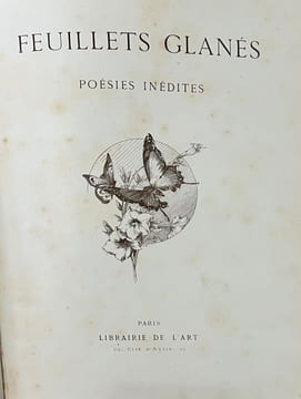 Feuillets glanés. Poésies inédites. . COLLECTIF.