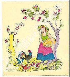 "Fermière aux oiseaux". . CLOUZOT (Marianne).