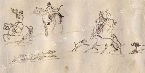 Carnet de dessins. . OEUVRE ORIGINALE. GOUBIE (Jean-Richard).  GOUBIE 