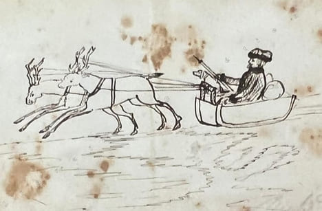 Carnet de dessins. . OEUVRE ORIGINALE. GOUBIE (Jean-Richard).  GOUBIE 