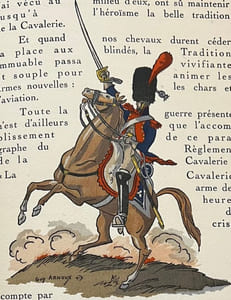 Les Cavaliers sous les voûtes de Notre-Dame. 