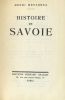 Histoire de la Savoie. . MENABREA (Henri). 