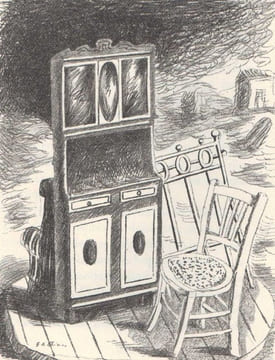 Le Mystère laïc (Giorgio de Chirico). . COCTEAU (Jean).  CHIRICO (Giorgio de).