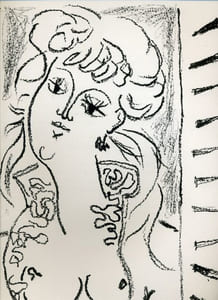 La Maison de la femme peinte. Lithographies originales et ornements par andré MARCHAND.